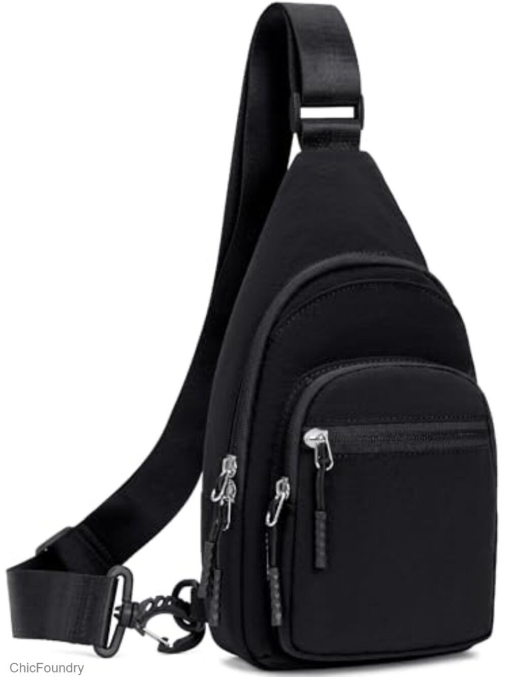 Small Sling Bag Crossbody Chest Purse Lightweight Travel Nylon Anti-Theft